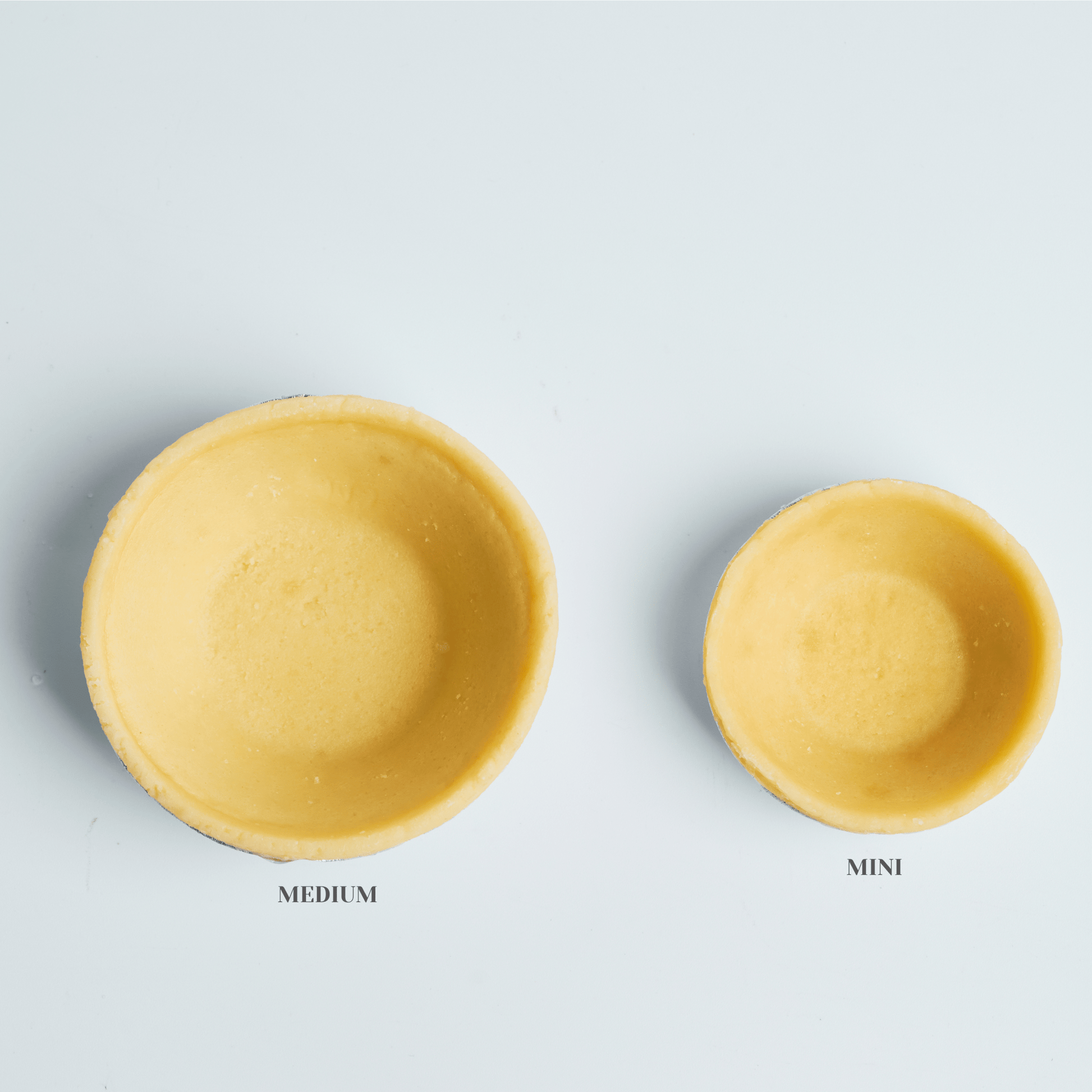 Mini Sweet Shortcrust Dough Tart Shells 40 pcs - (for Hokkaido Baked Cheese Tarts) - Fluffyummy Gastrogroup