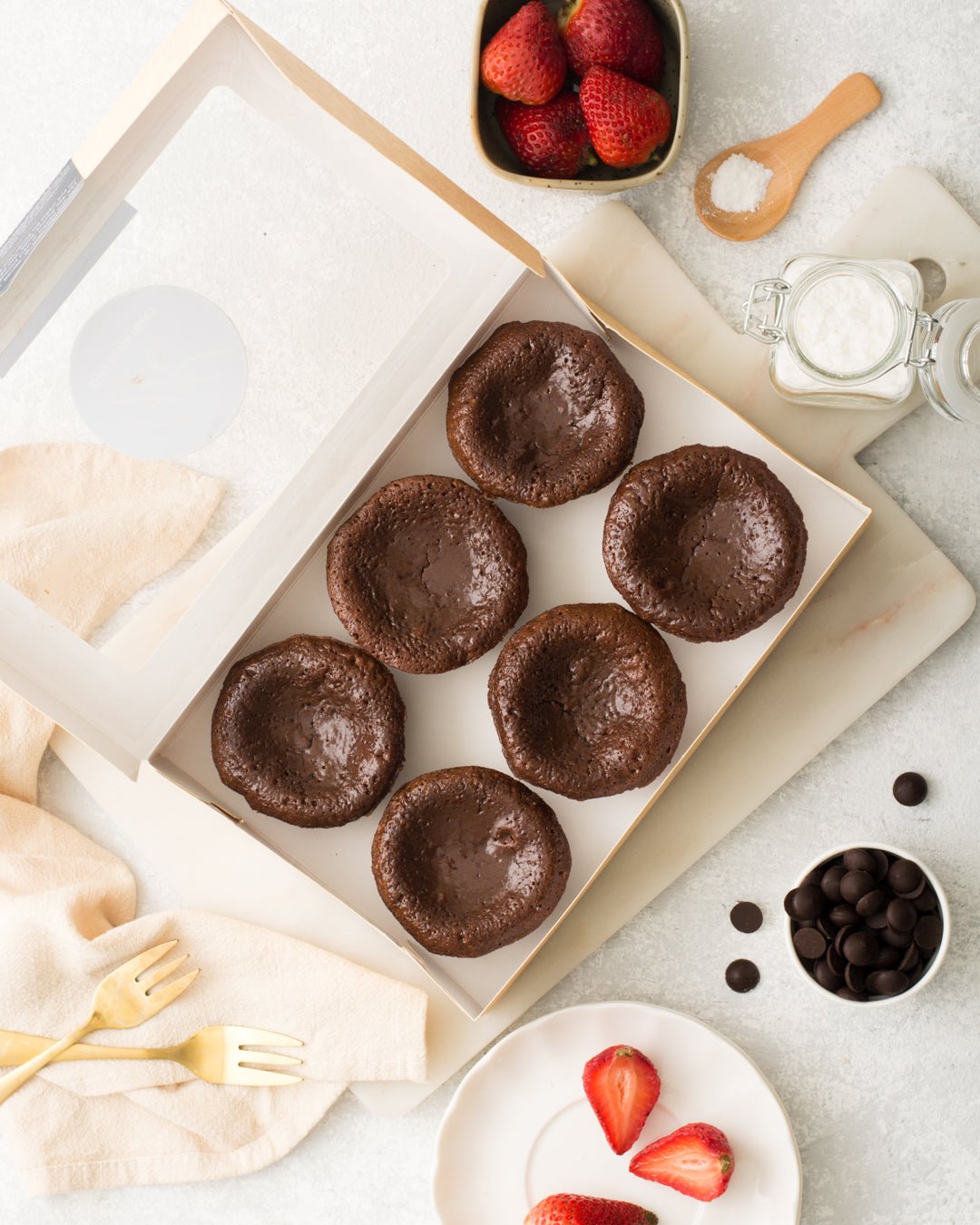 Molten Chocolate Lava Cake 6's - Fluffyummy Gastrogroup