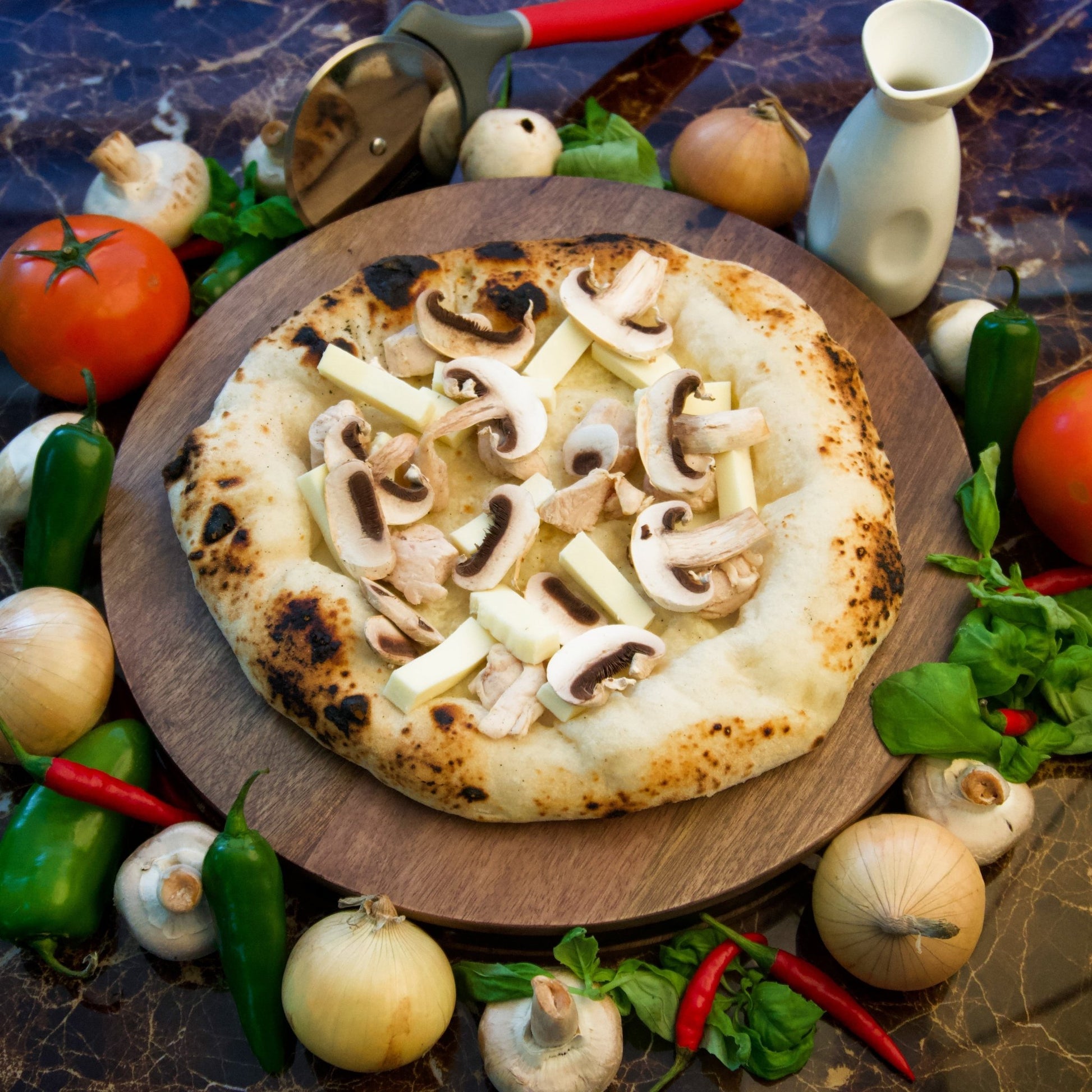 Ready - to - Bake Frozen Pizza - Truffle Temptation - Fluffyummy Gastrogroup