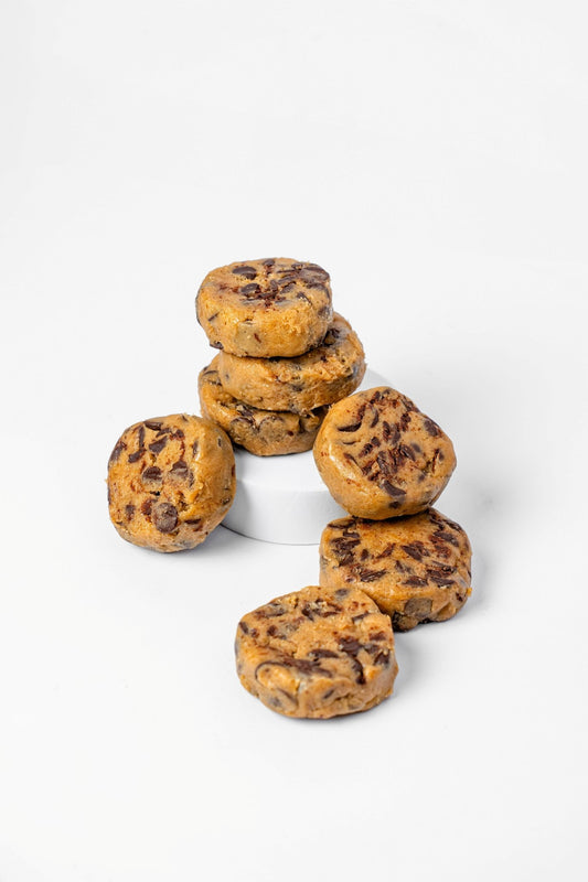Salted Dark Frozen Cookie Dough (12pcs) - Fluffyummy Gastrogroup