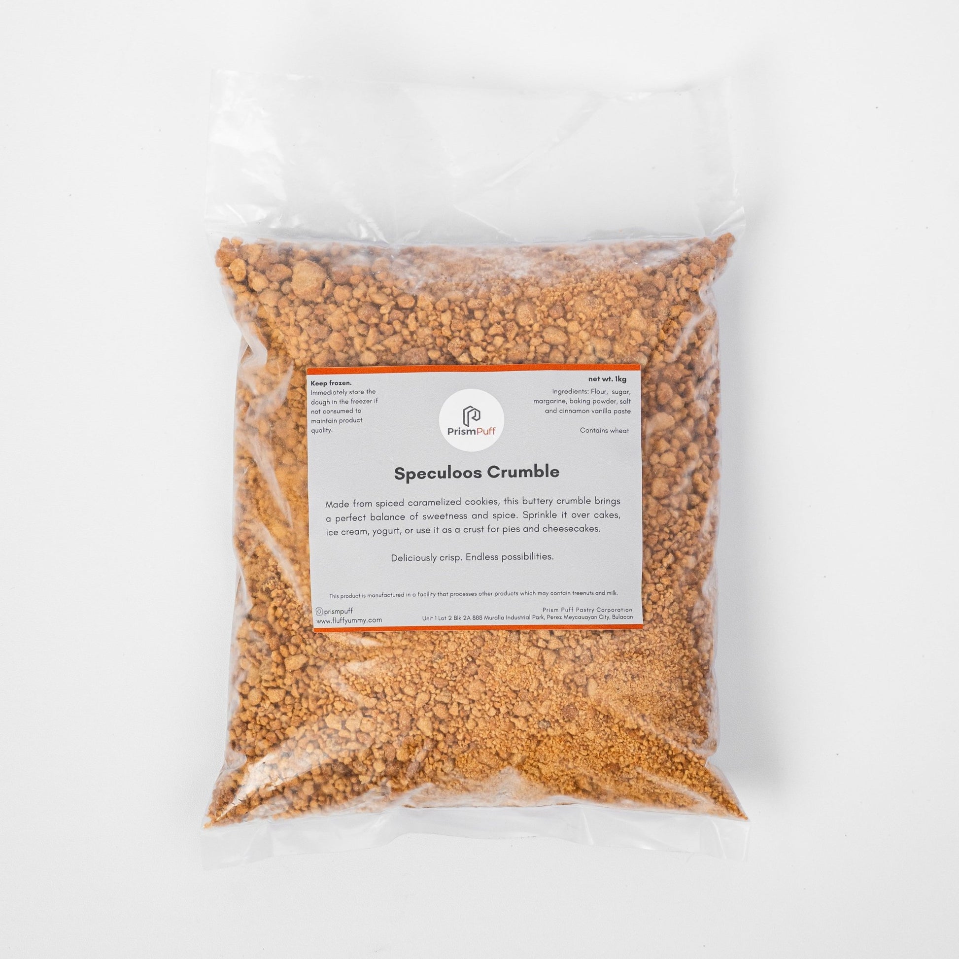 Speculoos Crumble 1kg - Fluffyummy Gastrogroup