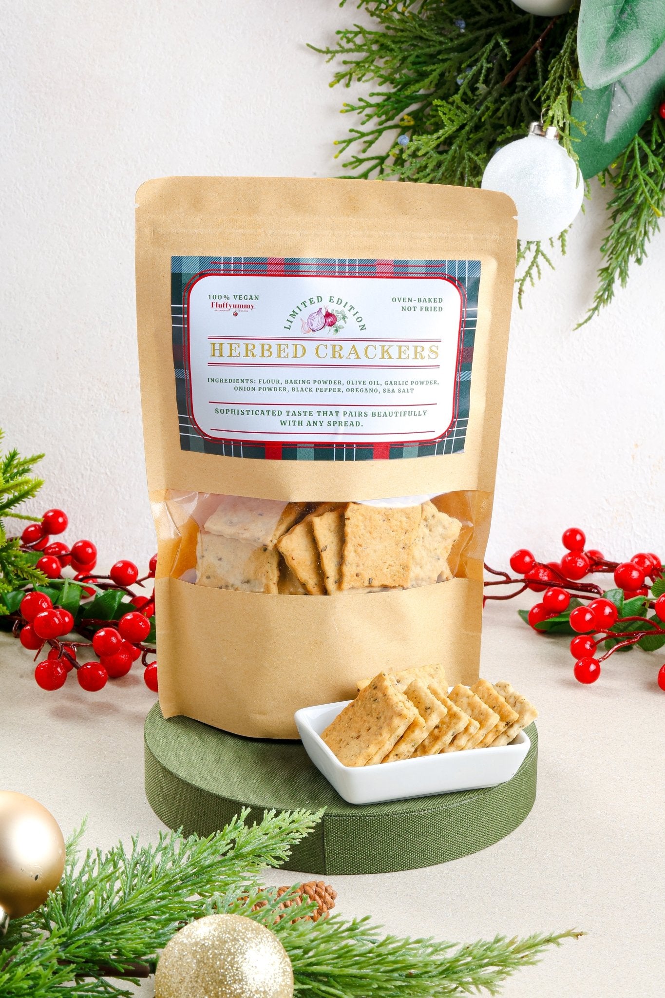 Trio Cracker Sampler - With Gift Bag - Fluffyummy Gastrogroup