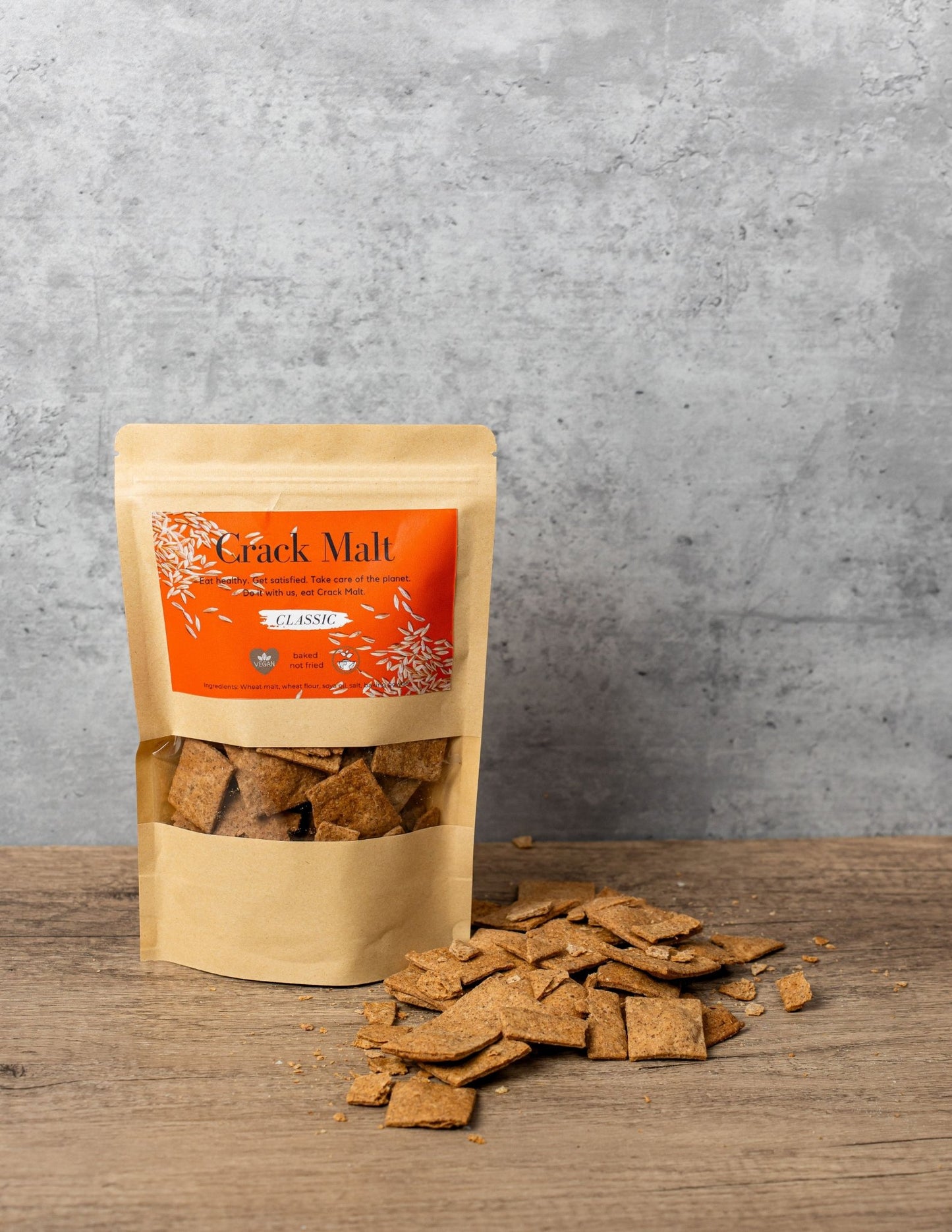 Vegan Crack Malt Crackers - Fluffyummy Gastrogroup