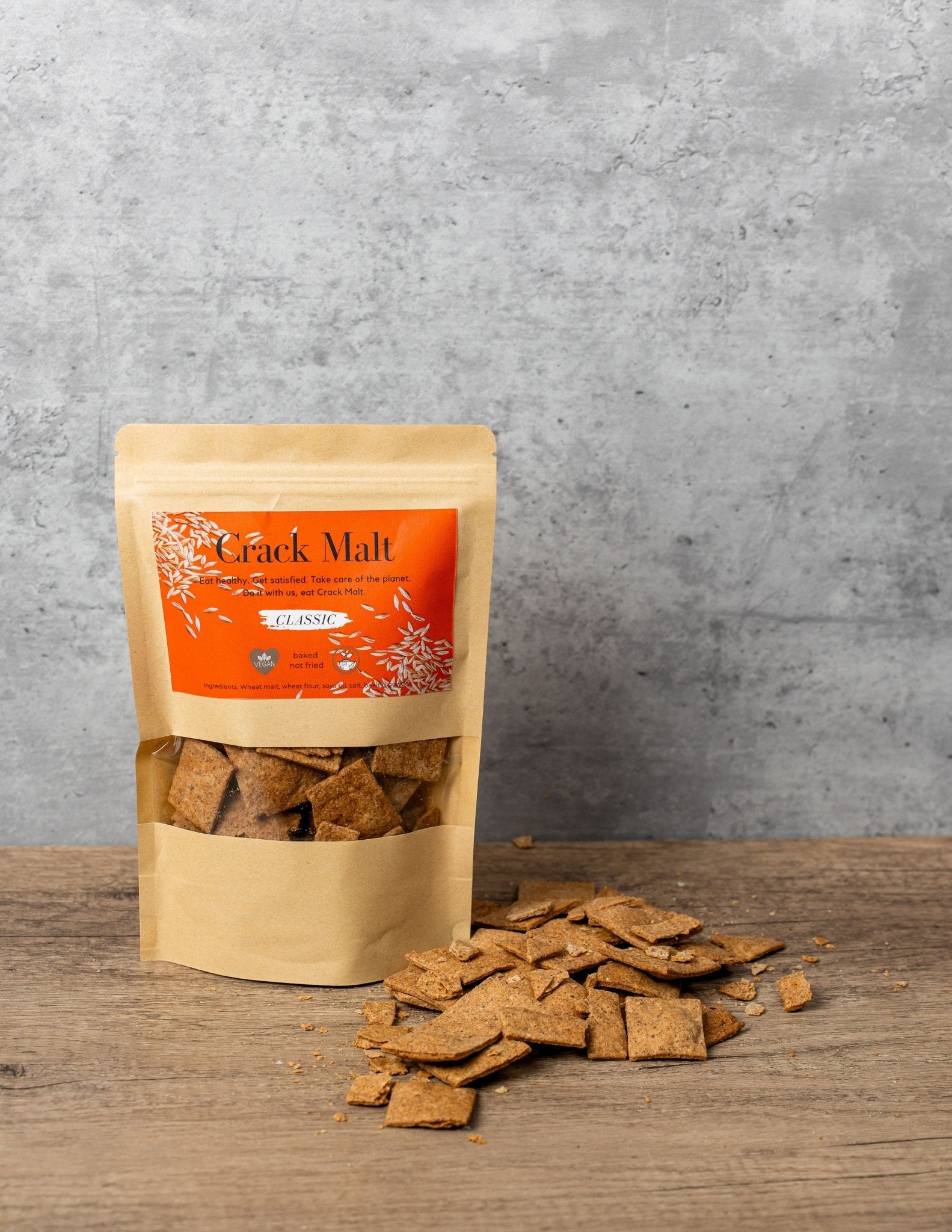 Vegan Crack Malt Crackers - Fluffyummy Gastrogroup