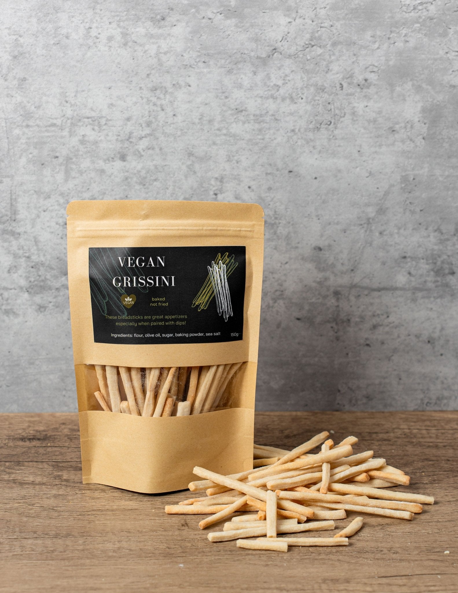 Vegan Grissini / Bread Sticks - Fluffyummy Gastrogroup