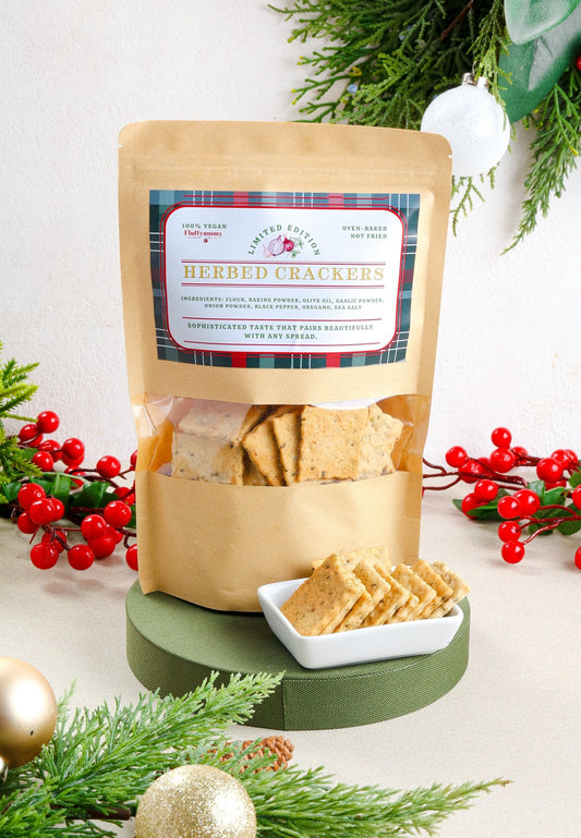 Vegan Herbed Crackers - Fluffyummy Gastrogroup